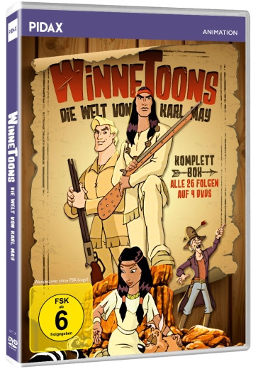 DVD „Winnetoons – Die Welt von Karl May“ 26-teilige Zeichentrickserie
