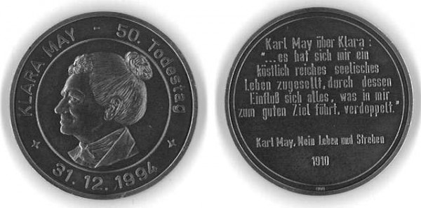Silber-Medaille Klara May