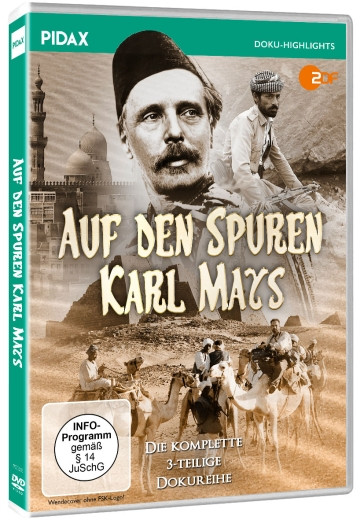 DVD „Auf den Spuren Karl Mays“ – VÖ. 16.06.2023 Die komplette 3-teilige Dokureihe
